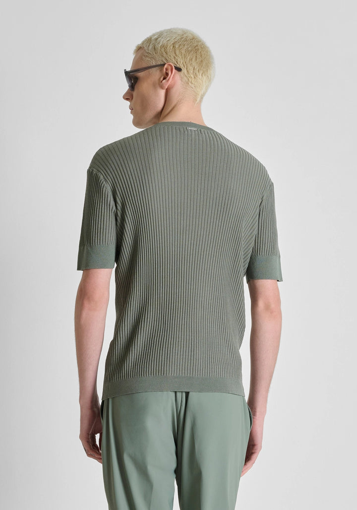 T-SHIRT VERDE MILITAR CANELADA ANTONY MORATO