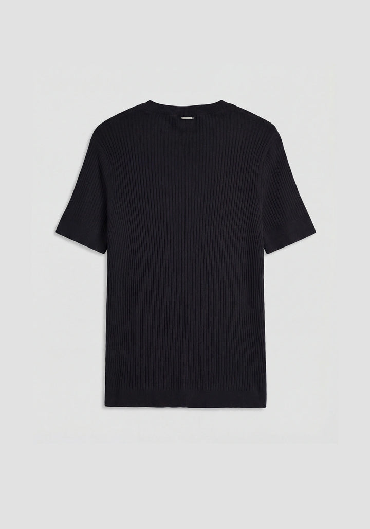 T-SHIRT PRETA CANELADA ANTONY MORATO
