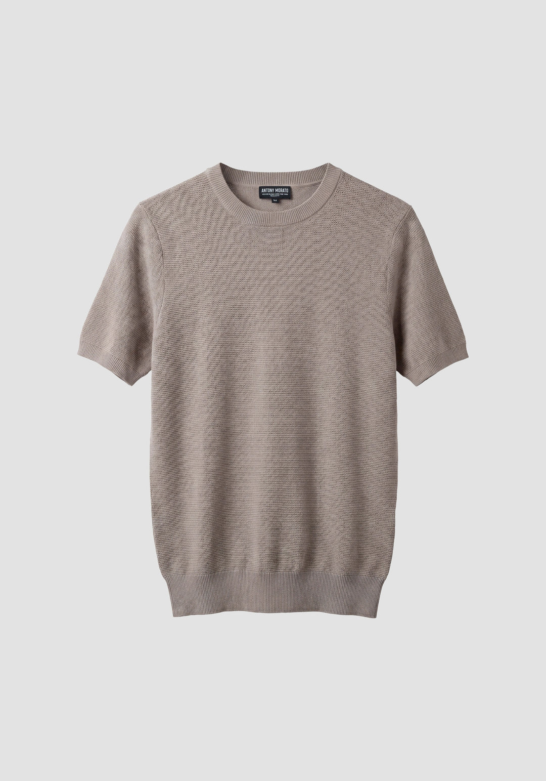 T-SHIRT DE MALHA BEGE ANTONY MORATO