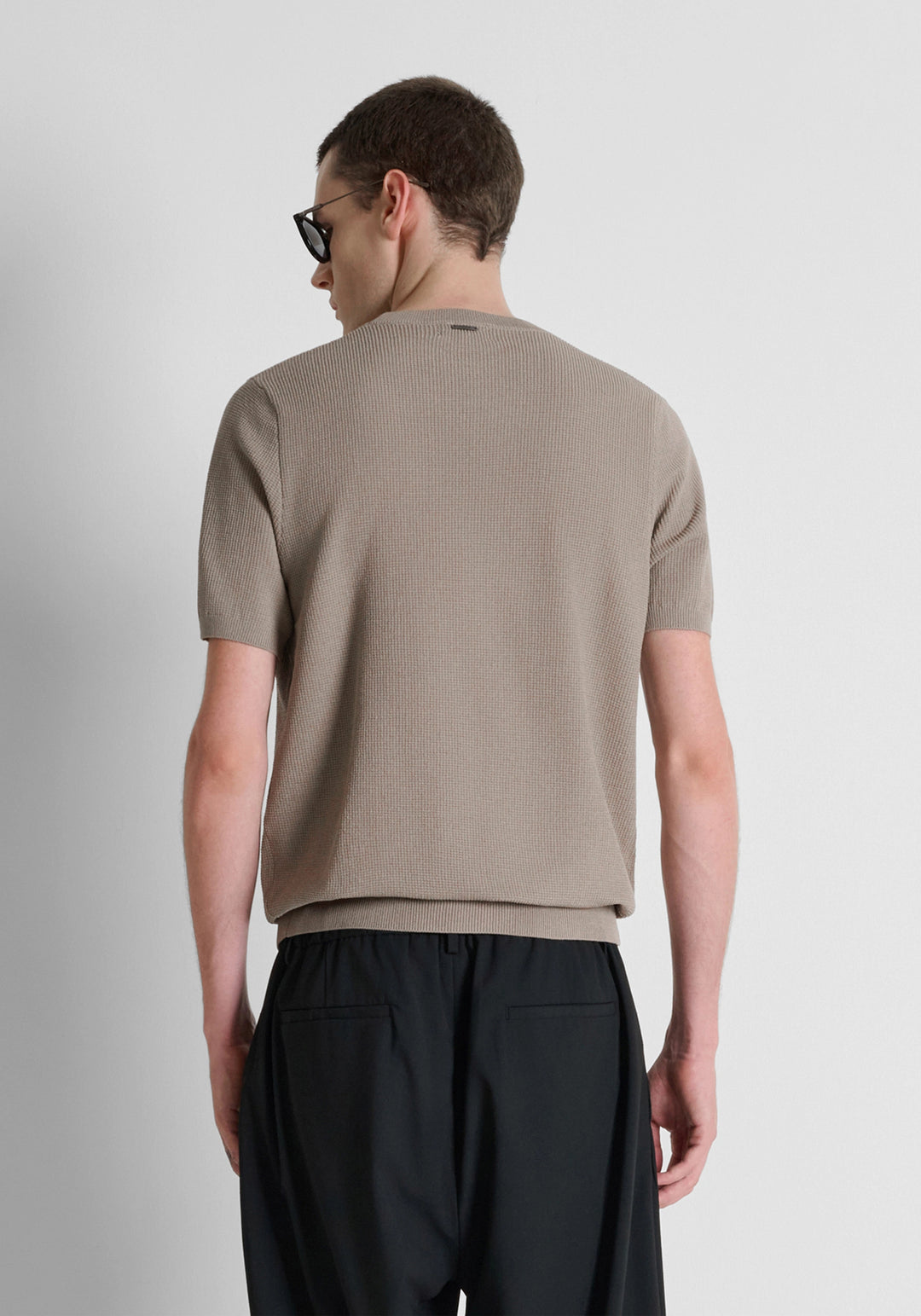 T-SHIRT DE MALHA BEGE ANTONY MORATO