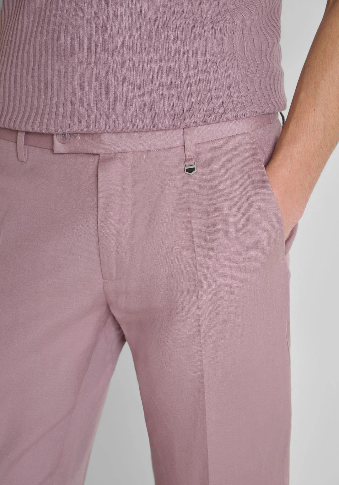 CALÇA MALVA EM LINHO ANTONY MORATO