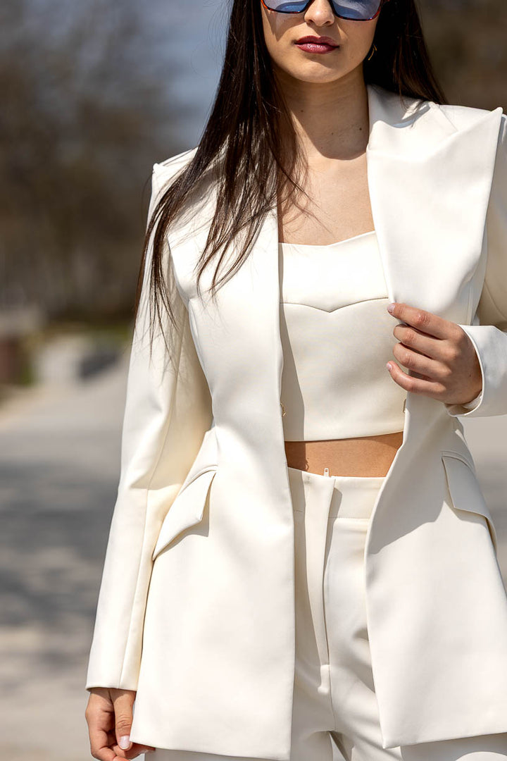 BLAZER ESTRUTURADO COM RECORTES SAHOCO
