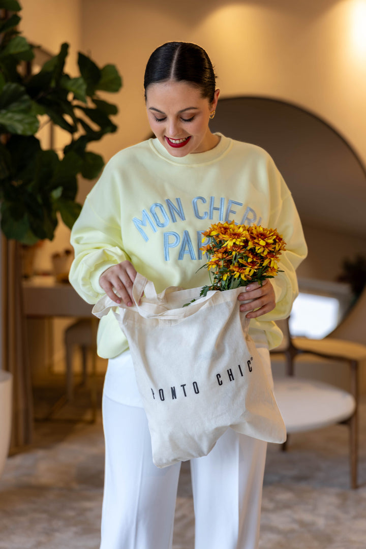 CAMISOLA MON CHERI AMARELA PONTO CHIC