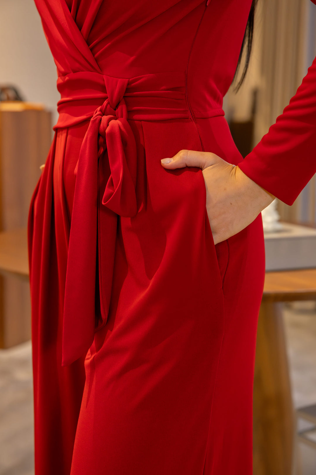 MACACÃO FLUÍDO VERMELHO RINASCIMENTO
