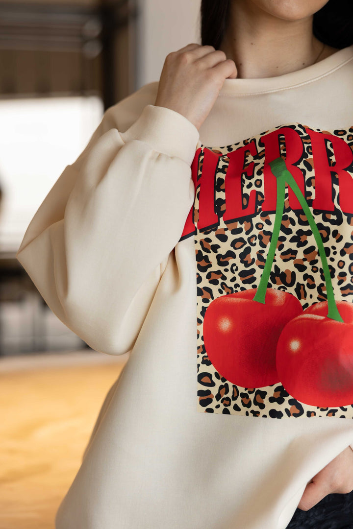 SWEATER CHERRIES PONTO CHIC