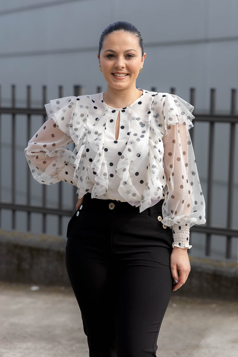 BLUSA ESTAMPADO BOLAS SILVINA CAMPOS