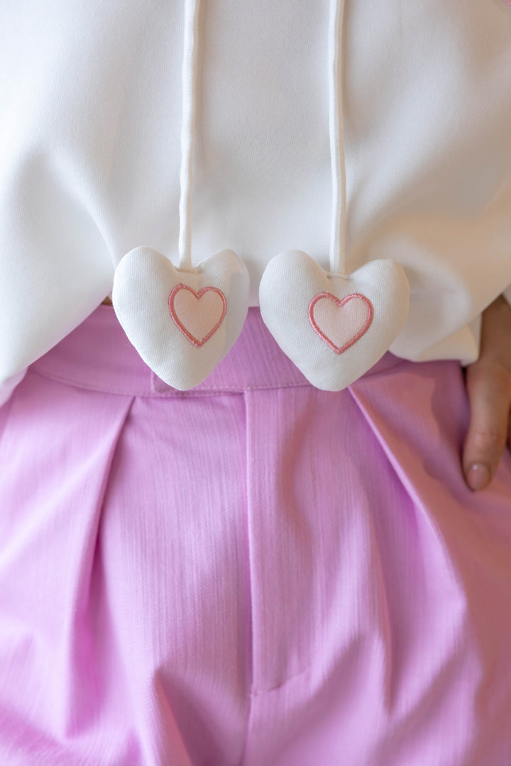 SWEATSHIRT COM CAPUZ LOVE PONTO CHIC