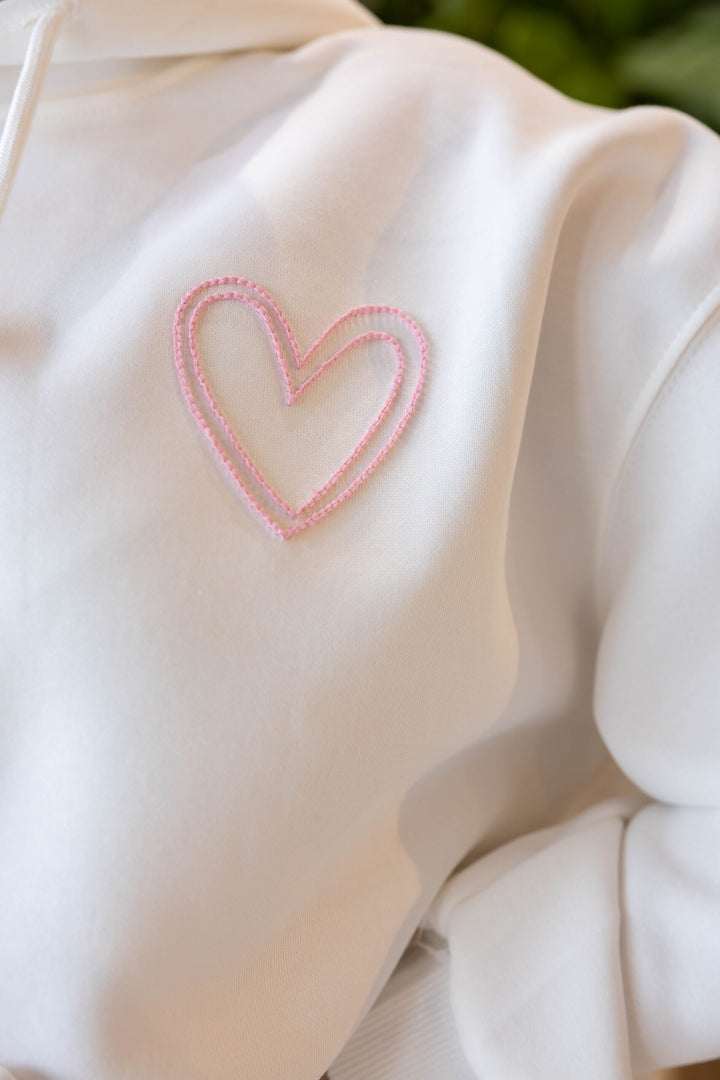SWEATSHIRT COM CAPUZ LOVE PONTO CHIC