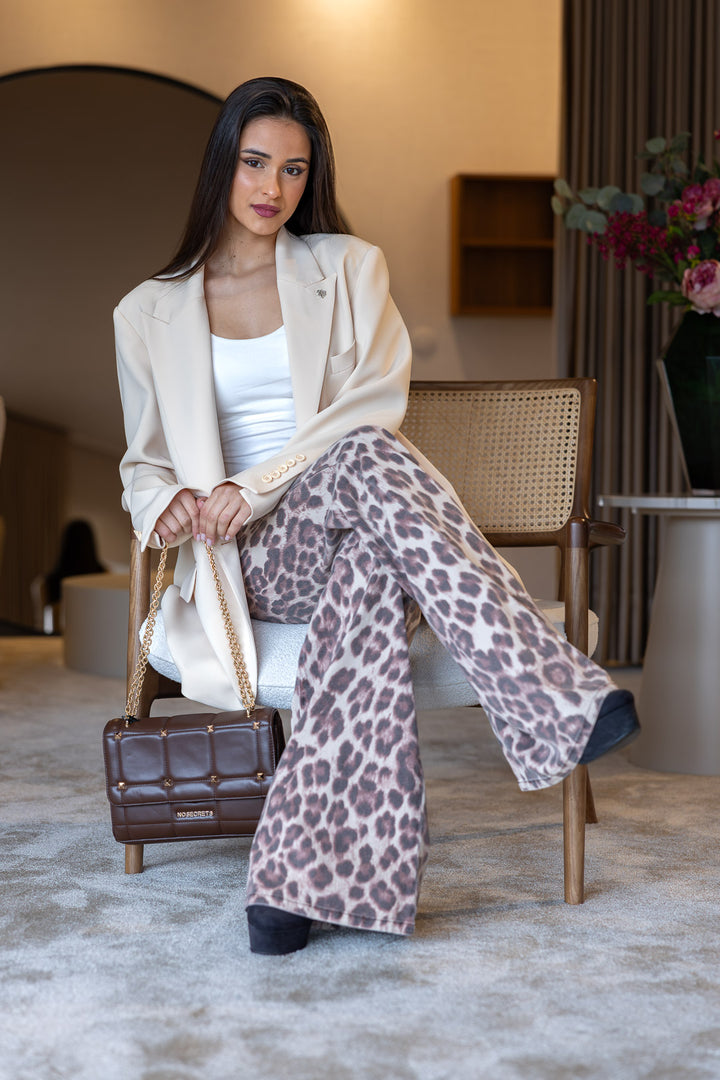 CALÇA DE GANGA LEOPARDO ANIYE BY