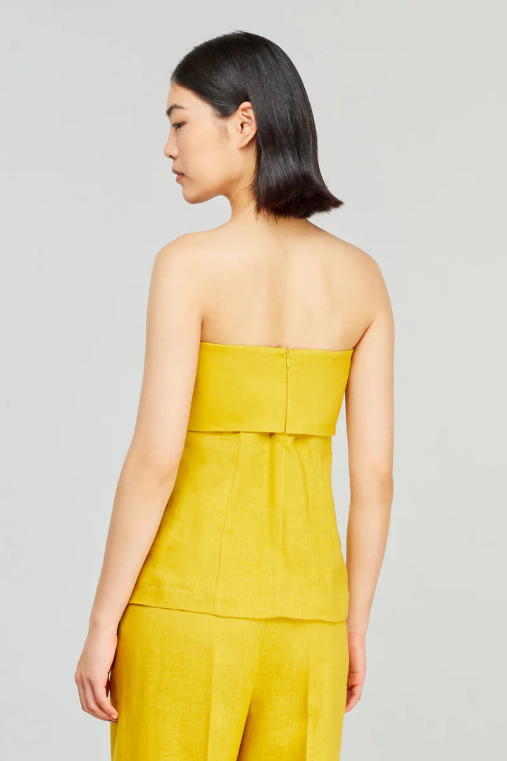 TOP AMARELO SEMICOUTURE