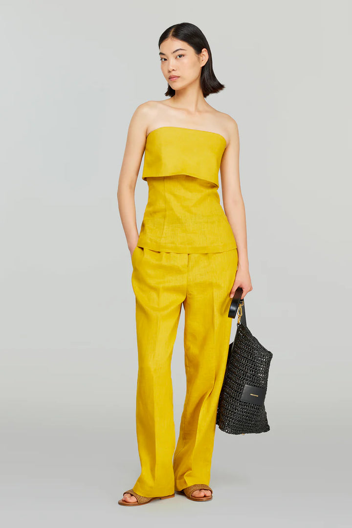 TOP AMARELO SEMICOUTURE