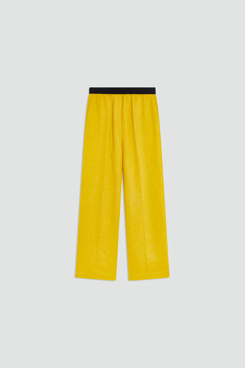 PANTALONA  AMARELA SEMICOUTURE