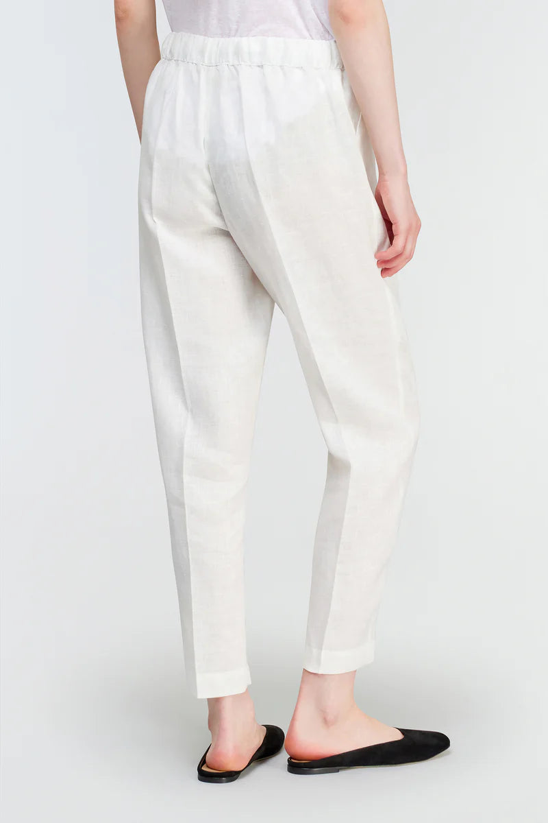 CALÇA BRANCA DE LINHO SEMICOUTURE