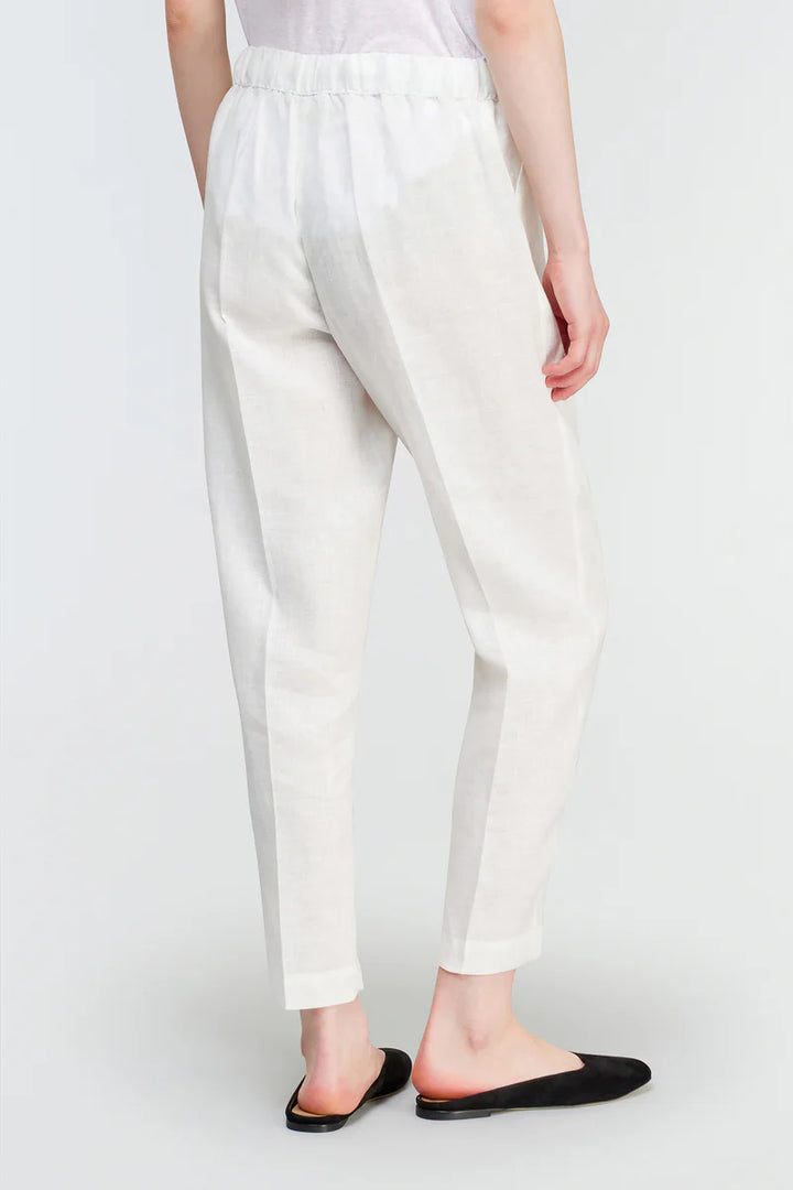 CALÇA BRANCA DE LINHO SEMICOUTURE