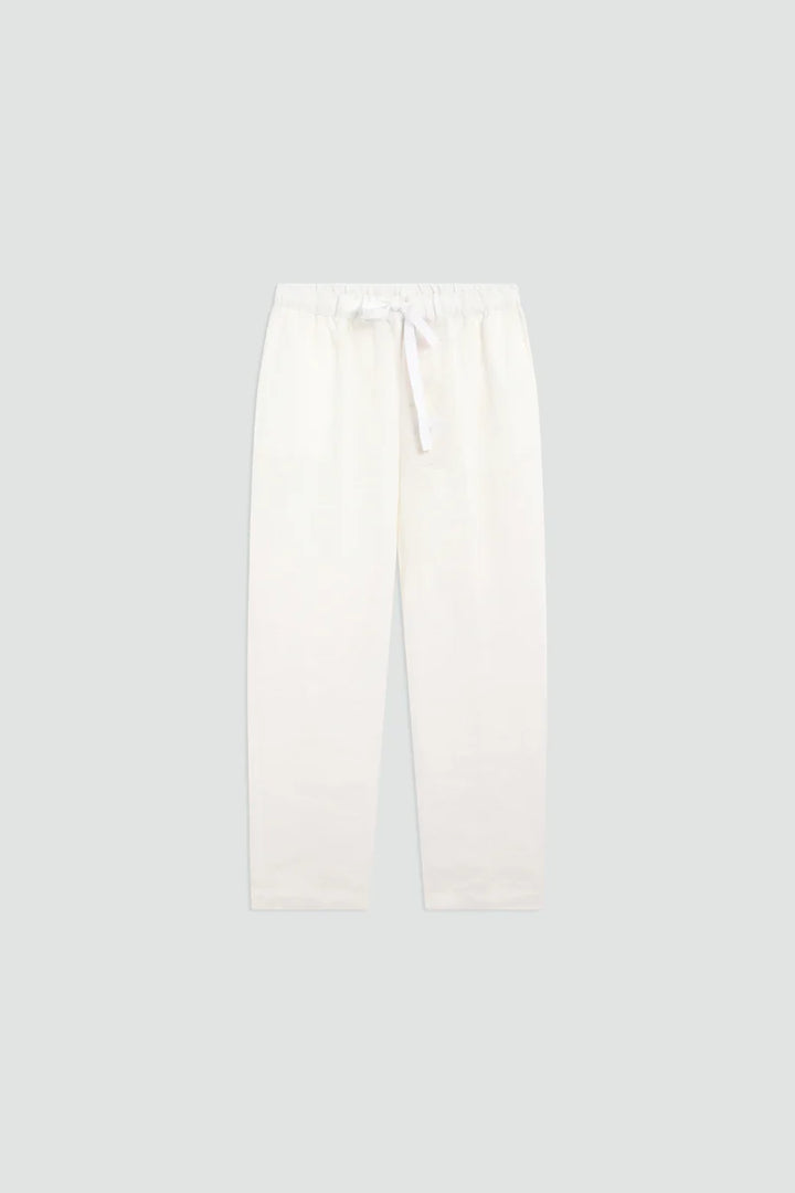 CALÇA BRANCA DE LINHO SEMICOUTURE