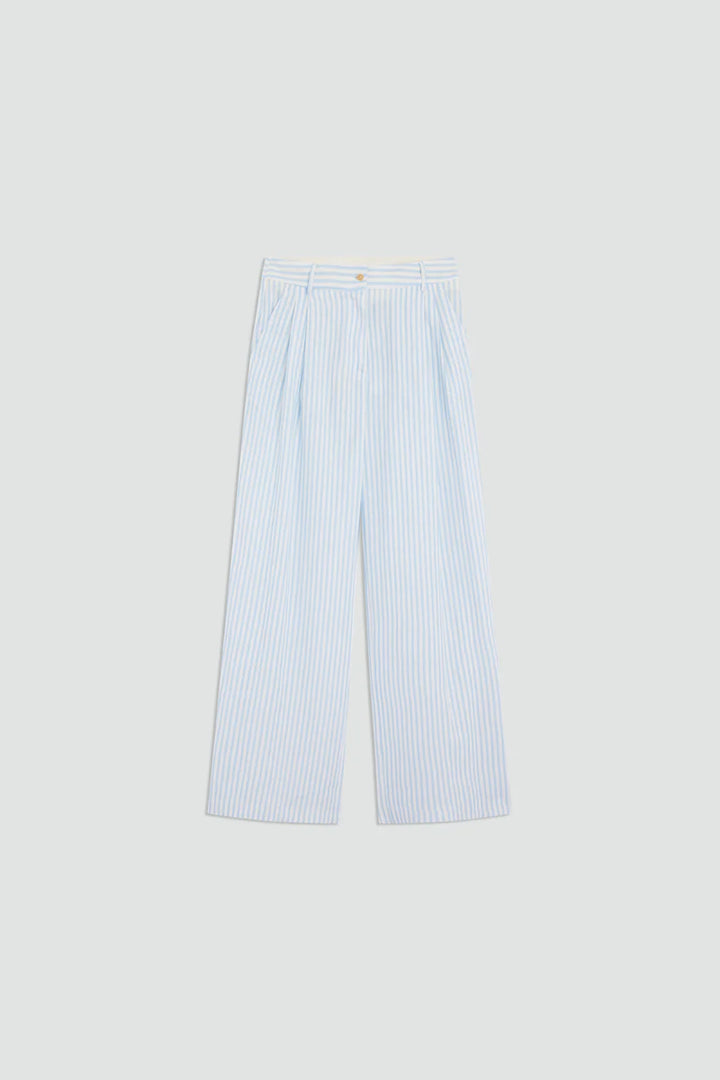 PANTALONA COM RISCA AZUL SEMICOUTURE