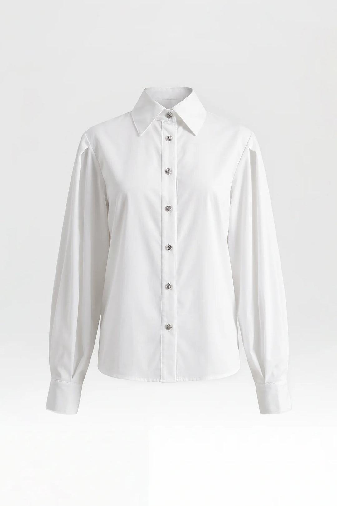 CAMISA BRANCA COM BOTÕES JOIA SAHOCO