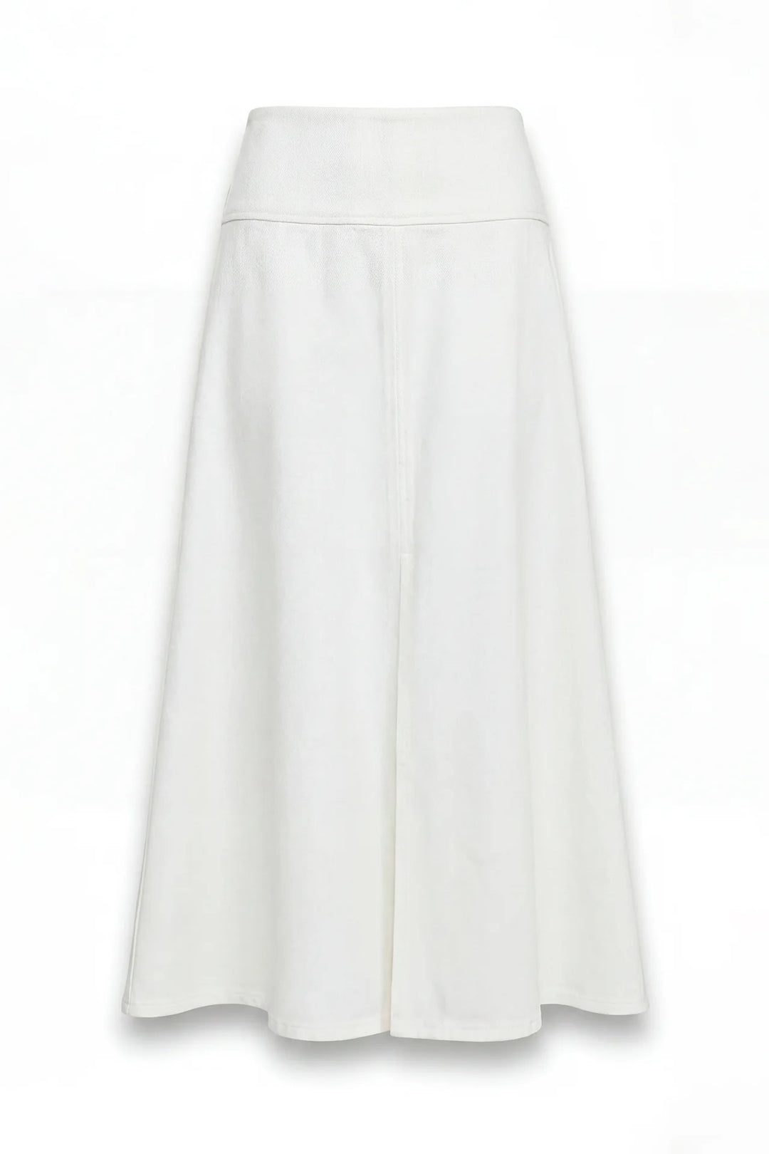 SAIA MIDI EM LINHO BRANCO SAHOCO