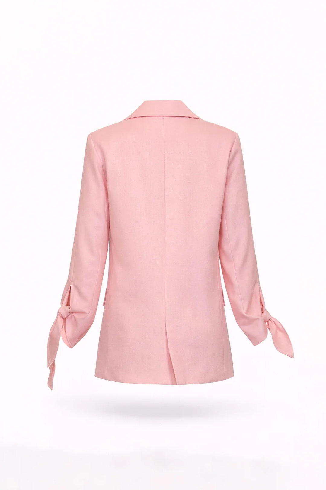 BLAZER ROSA ESTRUTURADO COM LAÇO NAS MANGAS SAHOCO