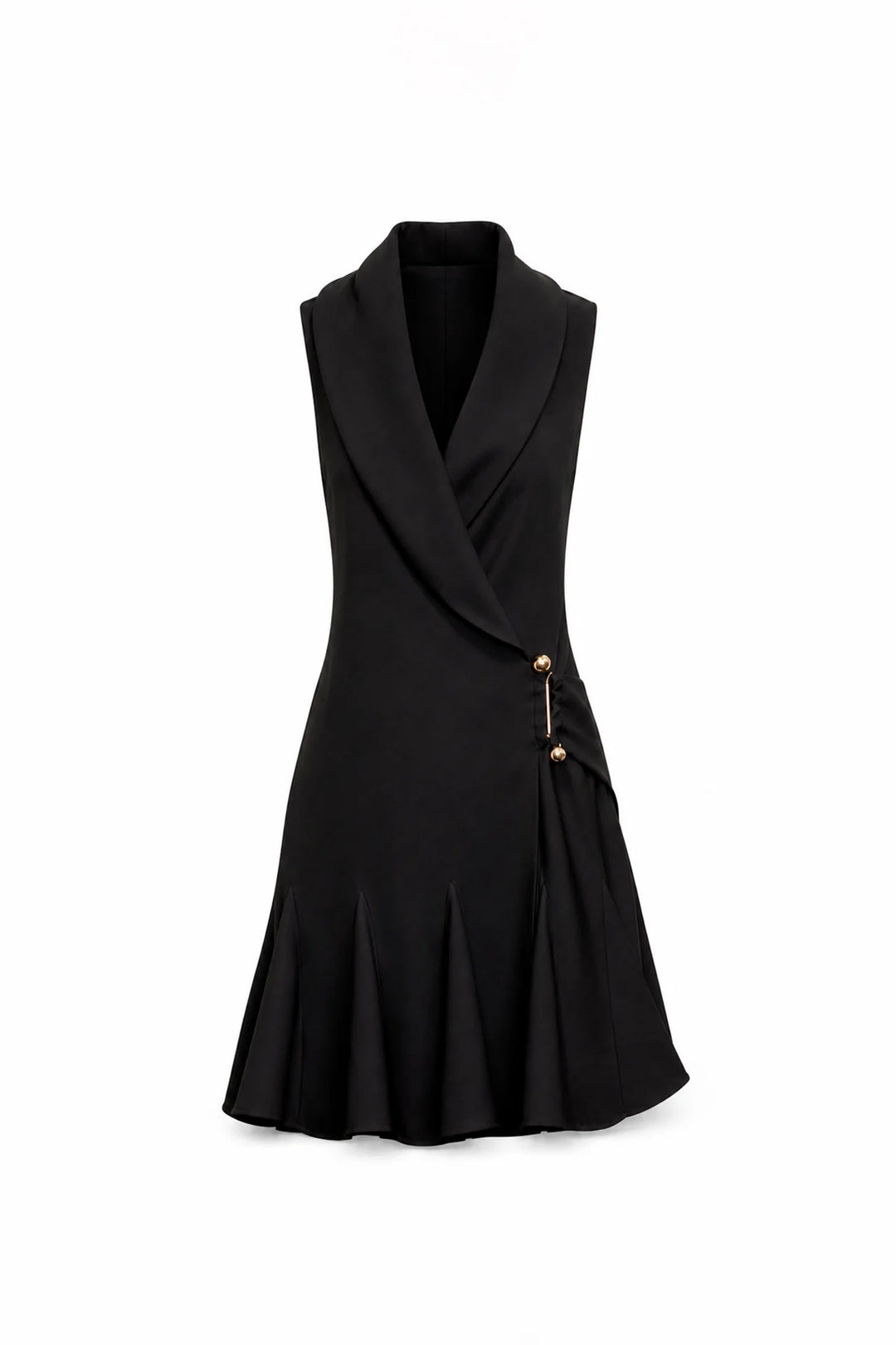 VESTIDO PRETO CURTO TRESPASSE SAHOCO