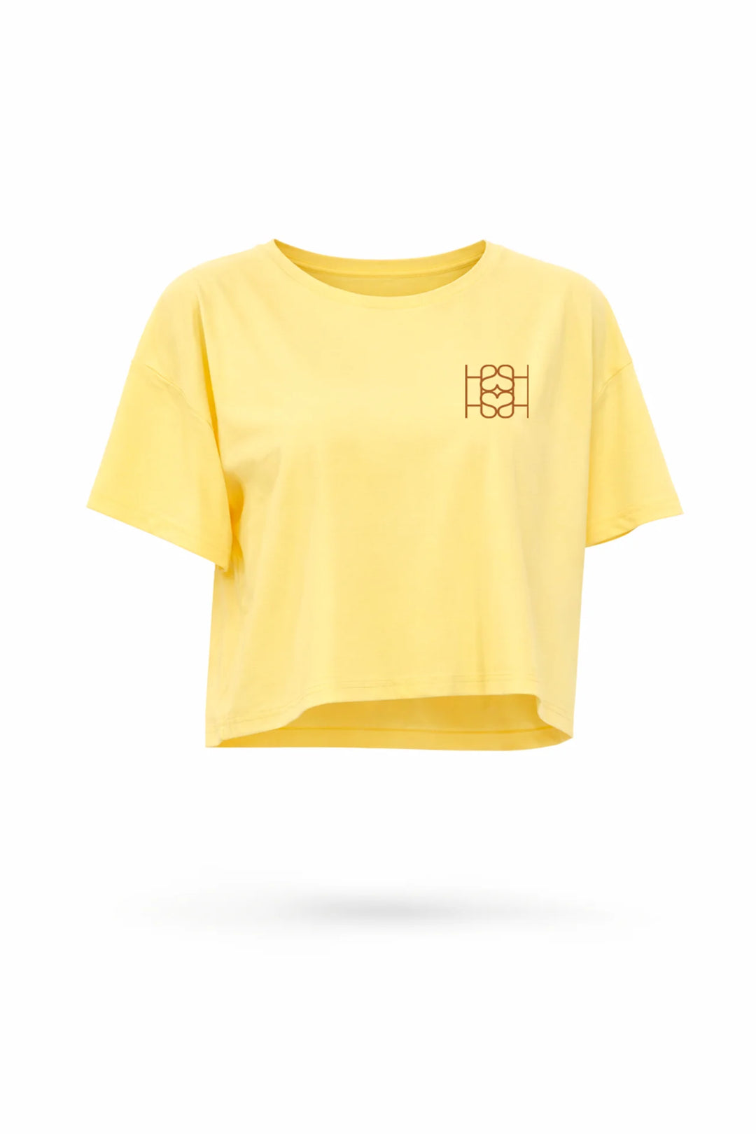T-SHIRT AMARELA COM LOGÓTIPO SAHOCO