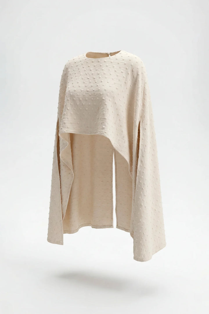 BLUSA CRU FLUIDA COM TEXTURA SAHOCO