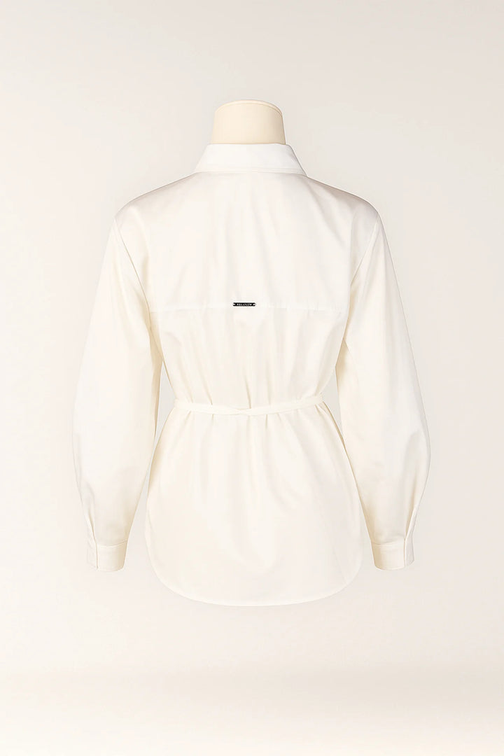 CAMISA BRANCA COM CORDÕES SAHOCO