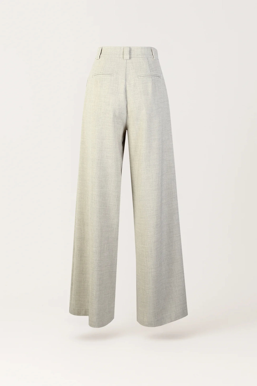 CALÇA CINTURA SUBIDA PINÇAS CINZENTO SAHOCO