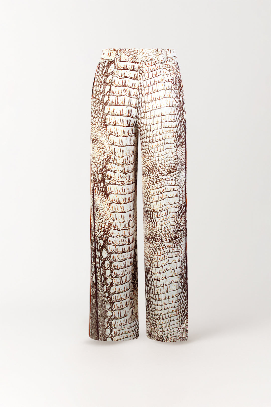 CALÇAS PADRÃO CROCODILO COM CINTO SAHOCO
