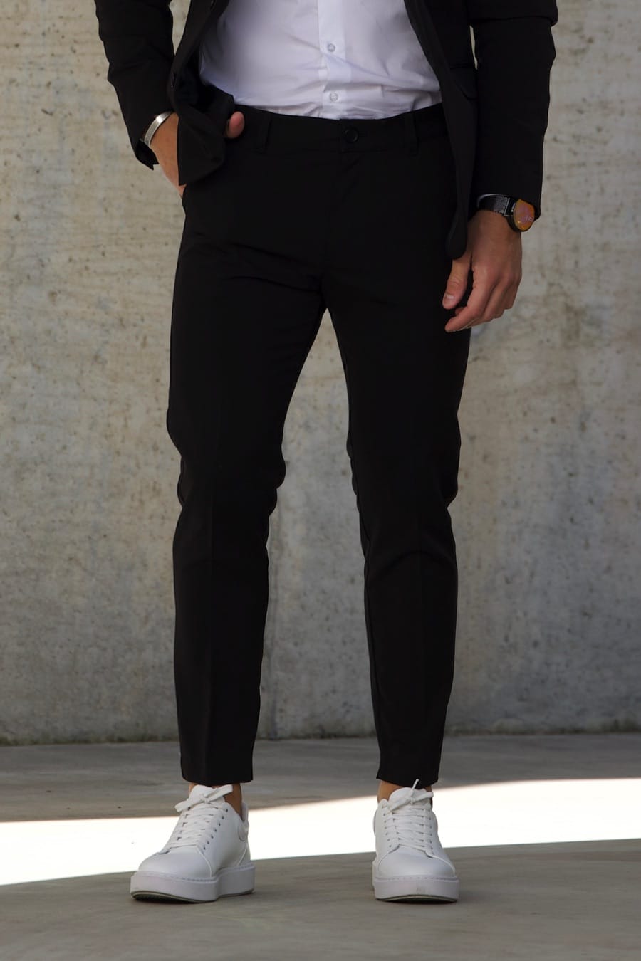 FATO SLIM FIT PRETO IC WEAR