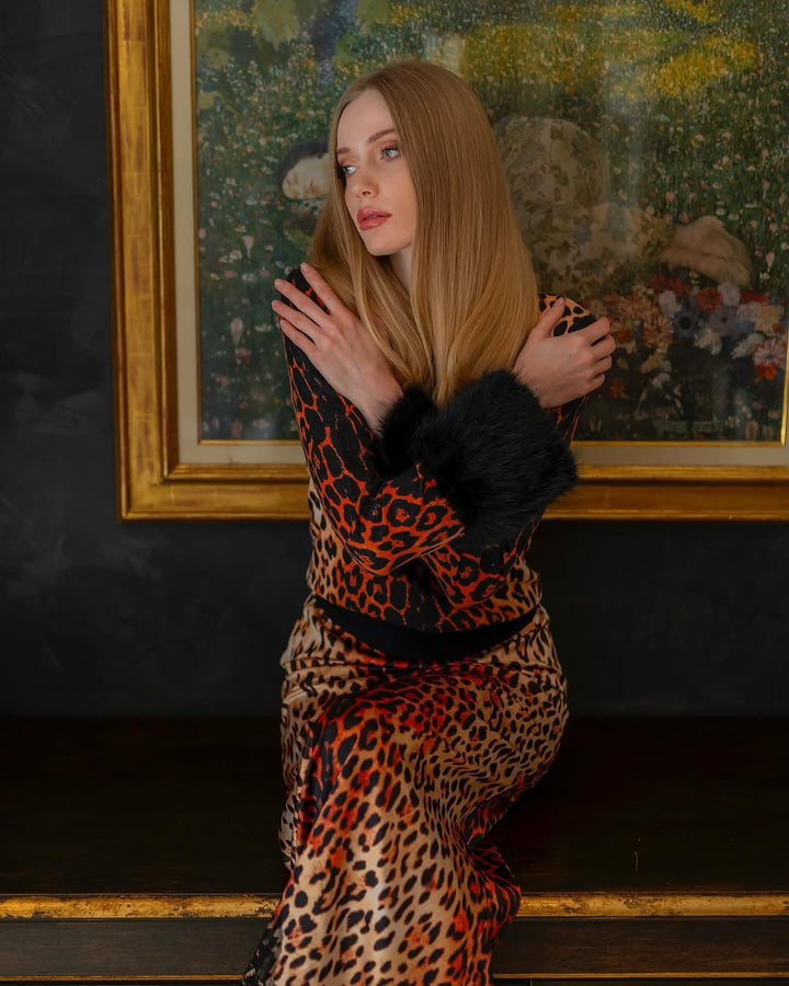 CAMISOLA ANIMAL PRINT COM PÊLO NO SECRETS