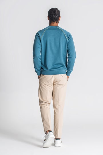 SWEATSHIRT AZUL DAVID JEF