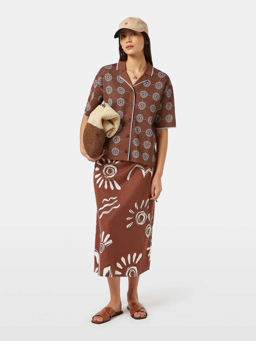 SAIA ESTAMPADA ENVELOPE SCOTCH &amp; SODA
