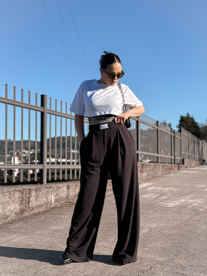 CALÇA PANTALONA SPORT PRETA GAELLE PARIS