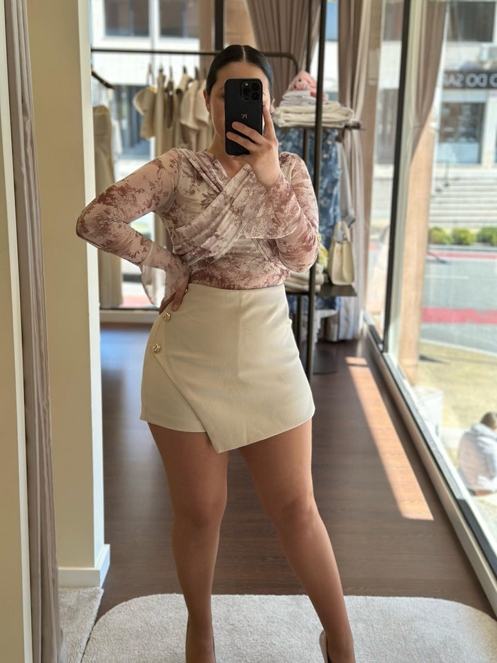 BODY COM ESTAMPADO PONTO CHIC