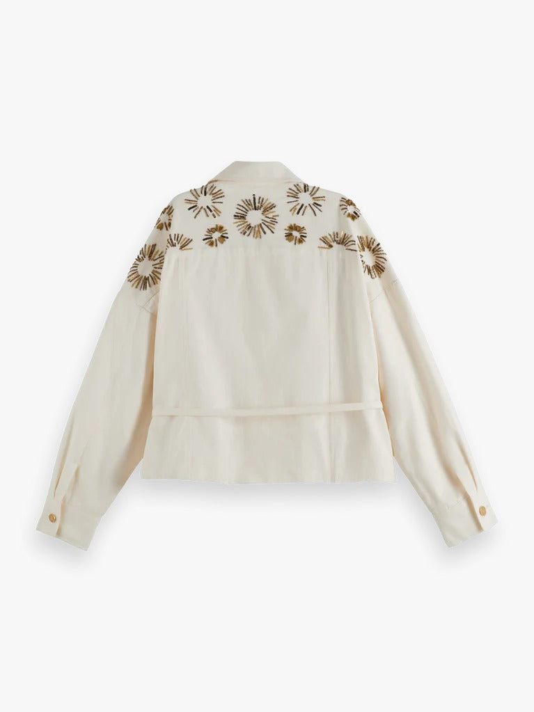 JAQUETA COM APLICAÇÕES SCOTCH &amp; SODA