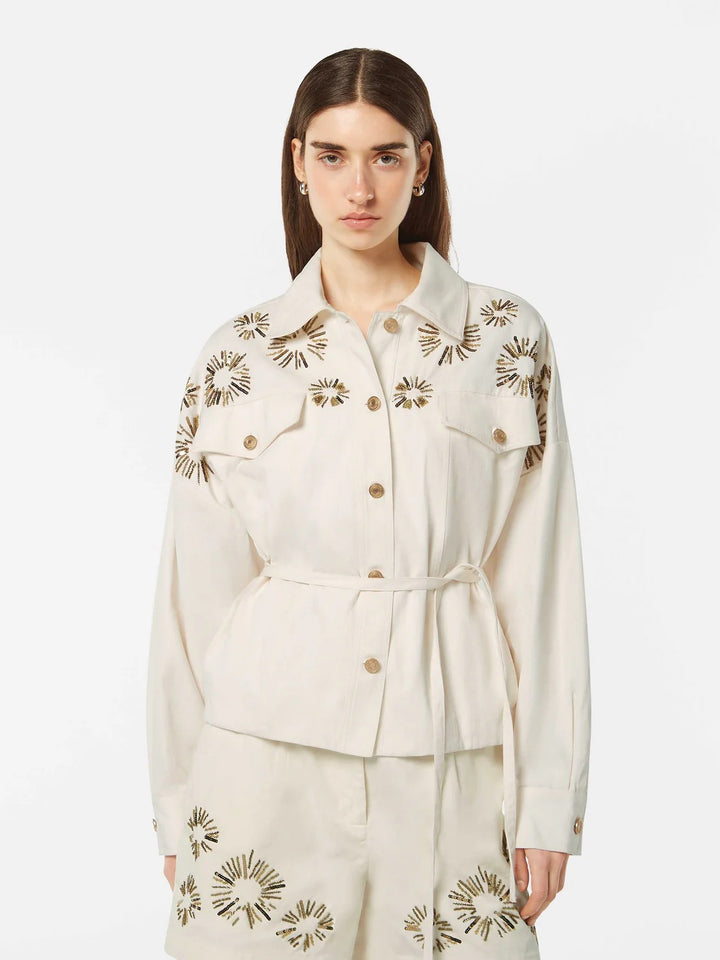 JAQUETA COM APLICAÇÕES SCOTCH &amp; SODA