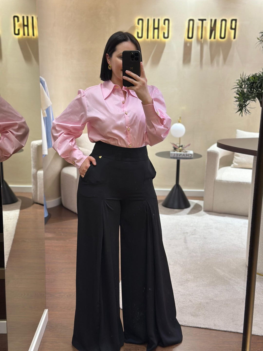 BODY ROSA MANGA COMPRIDA SAHOCO
