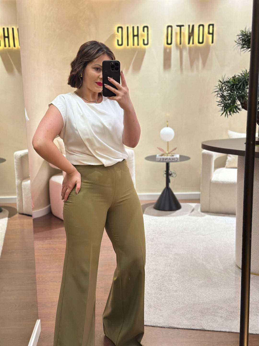 PANTALONA KAKI RINASCIMENTO
