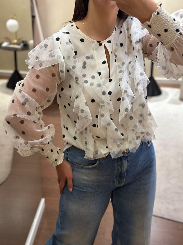 BLUSA ESTAMPADO BOLAS SILVINA CAMPOS