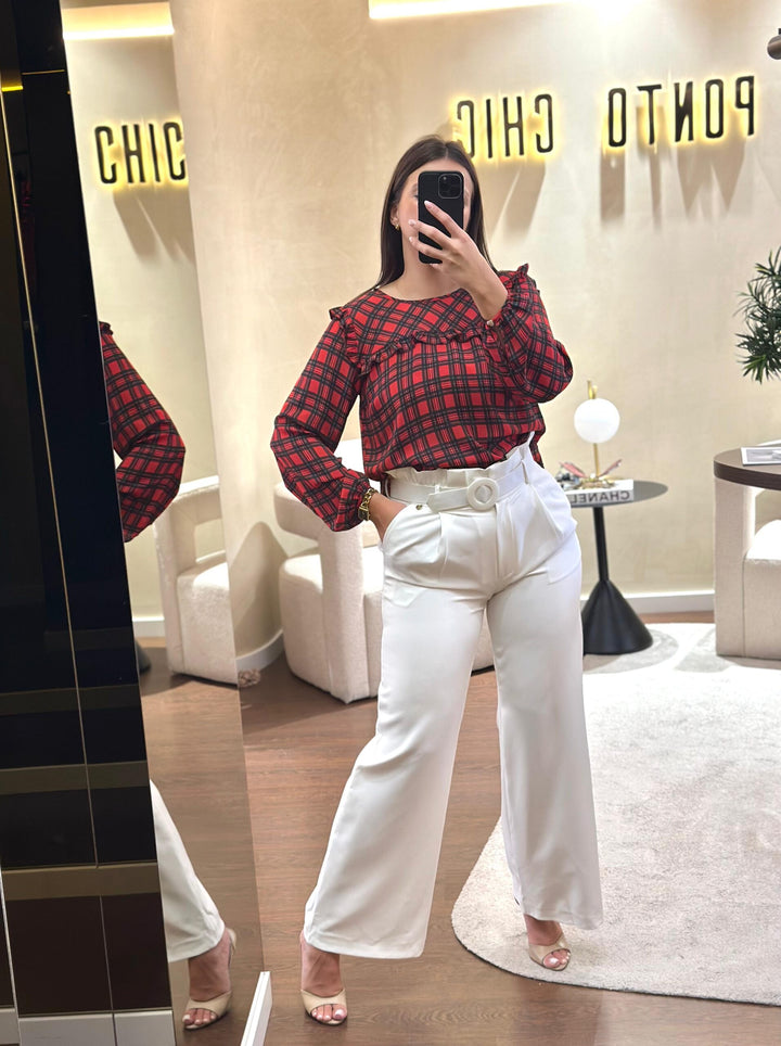 BLUSA XADREZ SILVINA CAMPOS
