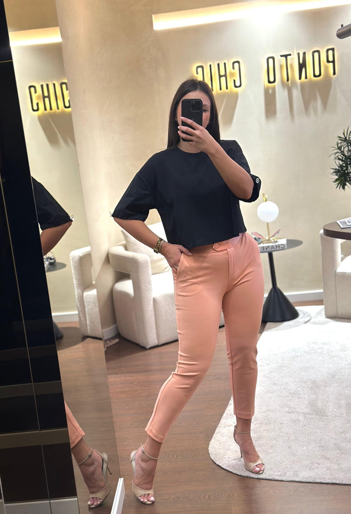 CAMISOLA PRETA DE MANGAS LARGAS IMPERIAL