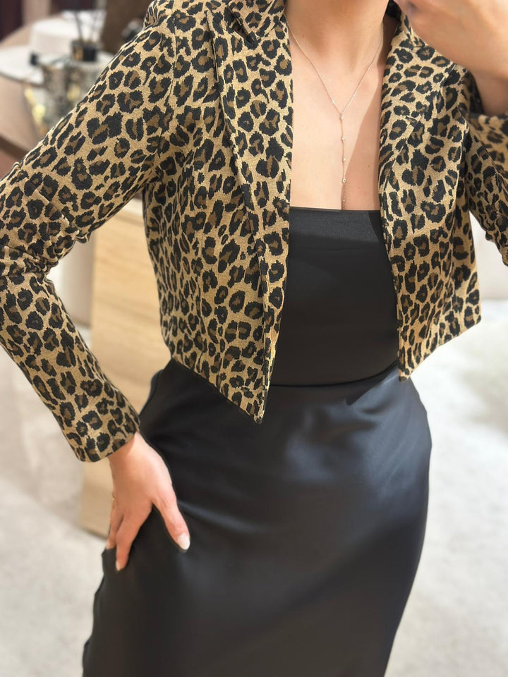 BLAZER CURTO ANIMAL PRINT RENASCIMENTO