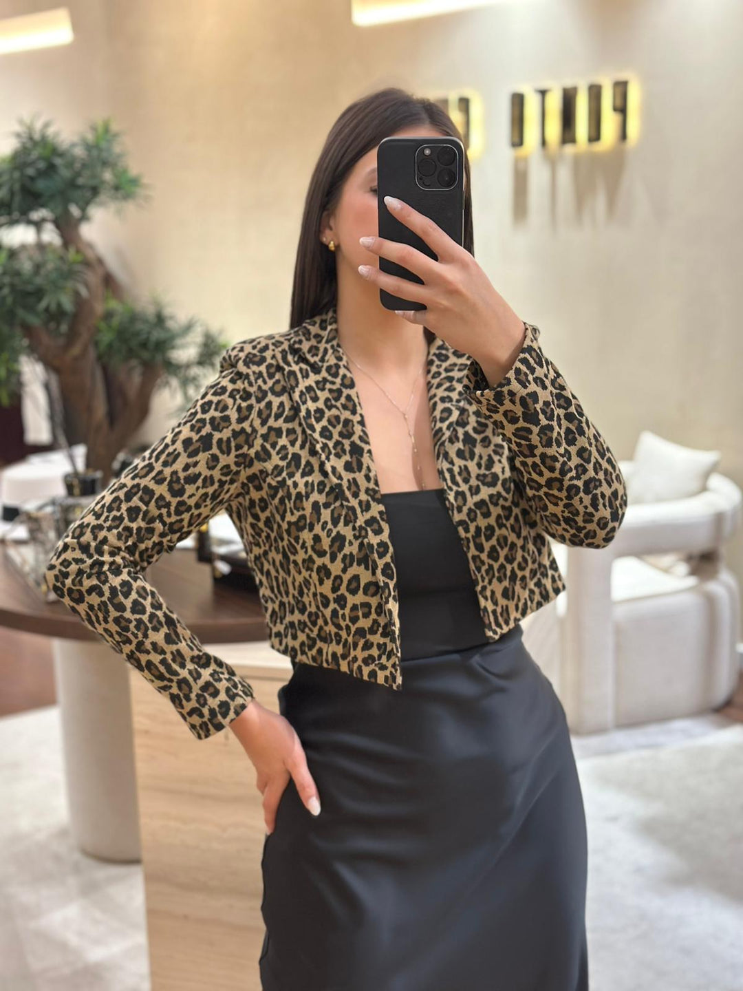 BLAZER CURTO ANIMAL PRINT RENASCIMENTO