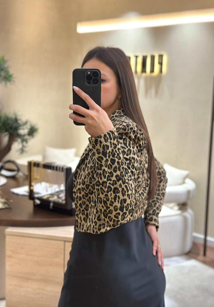 BLAZER CURTO ANIMAL PRINT RENASCIMENTO
