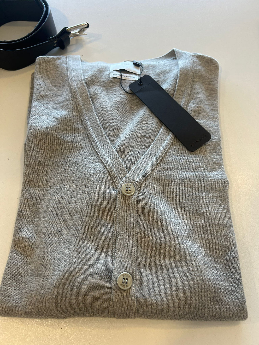 CARDIGAN BOTÕES CINZA CLARO ZOLF