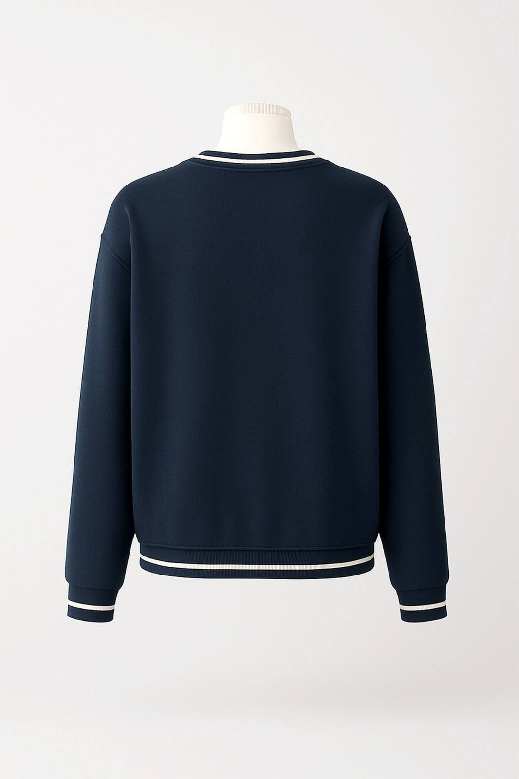 SWEAT AZUL MARINHO COM BORDADO COLLEGIATE TENNIS CLUB SAHOCO