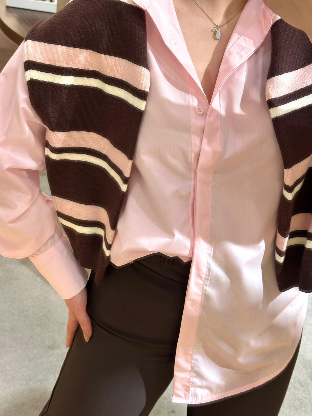 CAMISA ROSA PONTO CHIC