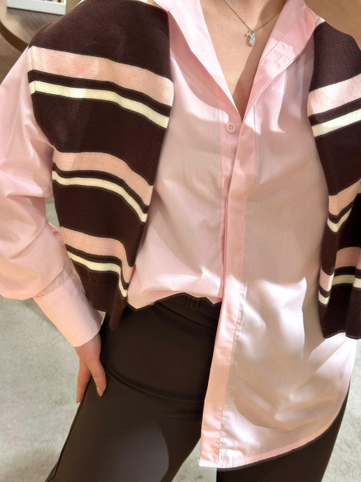 CAMISA ROSA PONTO CHIC