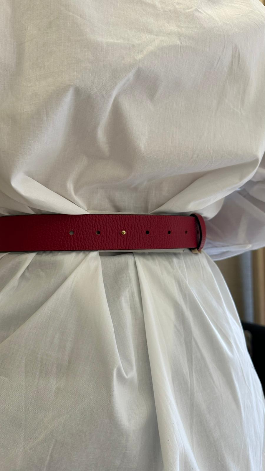 CINTO VERMELHO COM FECHO DE PINO RINASCIMENTO